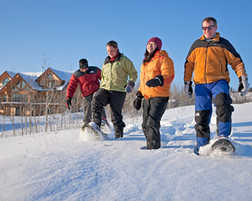 Snowshoeing