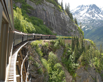 Train Excursion through the White Pass and Yukon Route